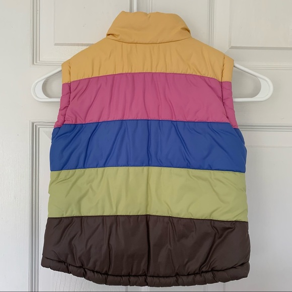 Lot of 3 Girl’s 4 Puffer Vests Children’s Place & Lands’ End Pinks / Brown EXC - Picture 9 of 15